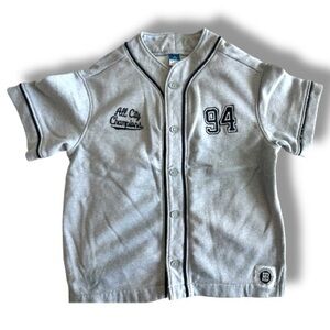 Old Navy Baseball Jersey Size 6/7 Gray NWT
